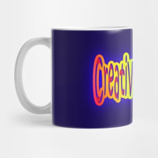 Creative Creation Neon & Rainbow Colors Mug